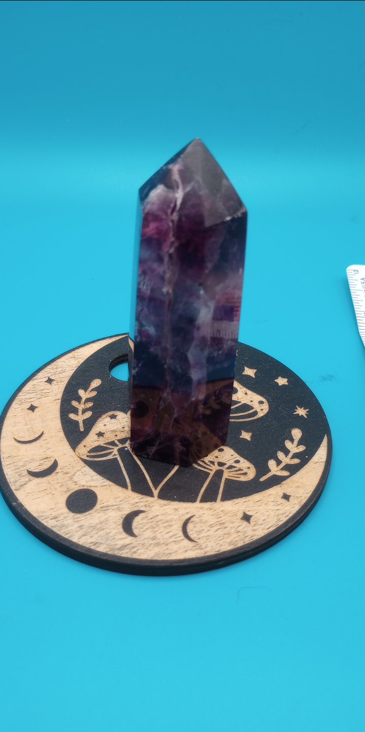 Magenta Fluorite Tower