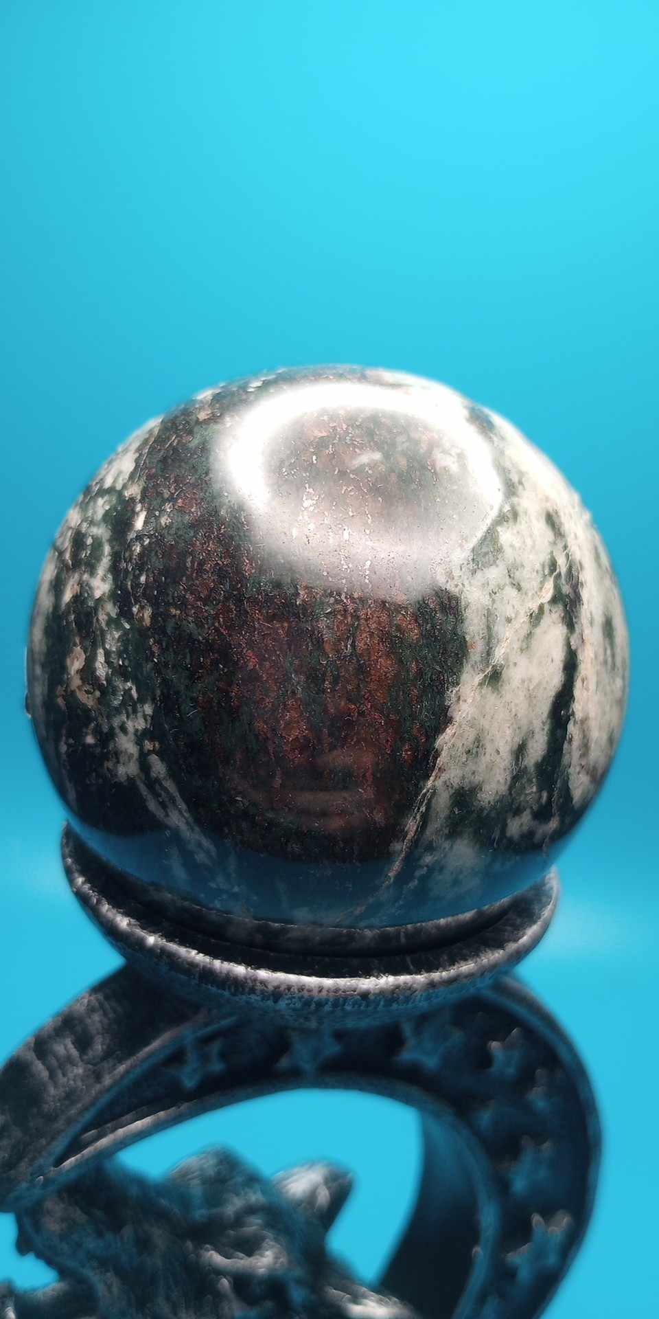 Green Garnet Sphere