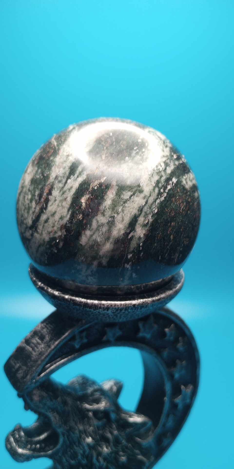 Green Garnet Sphere