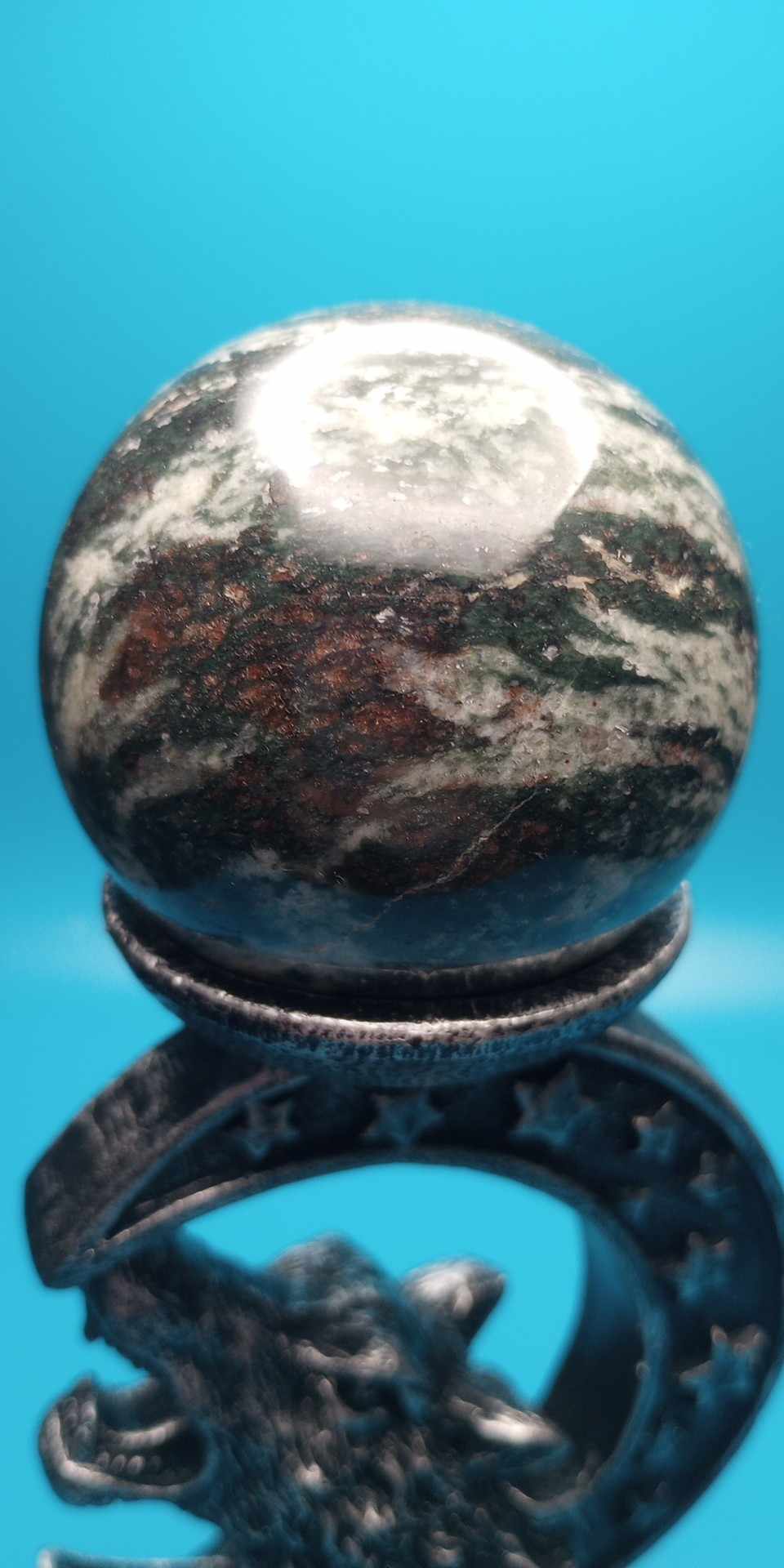 Green Garnet Sphere