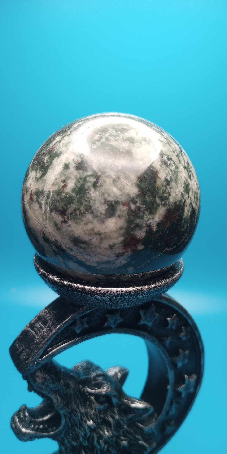 Green Garnet Sphere