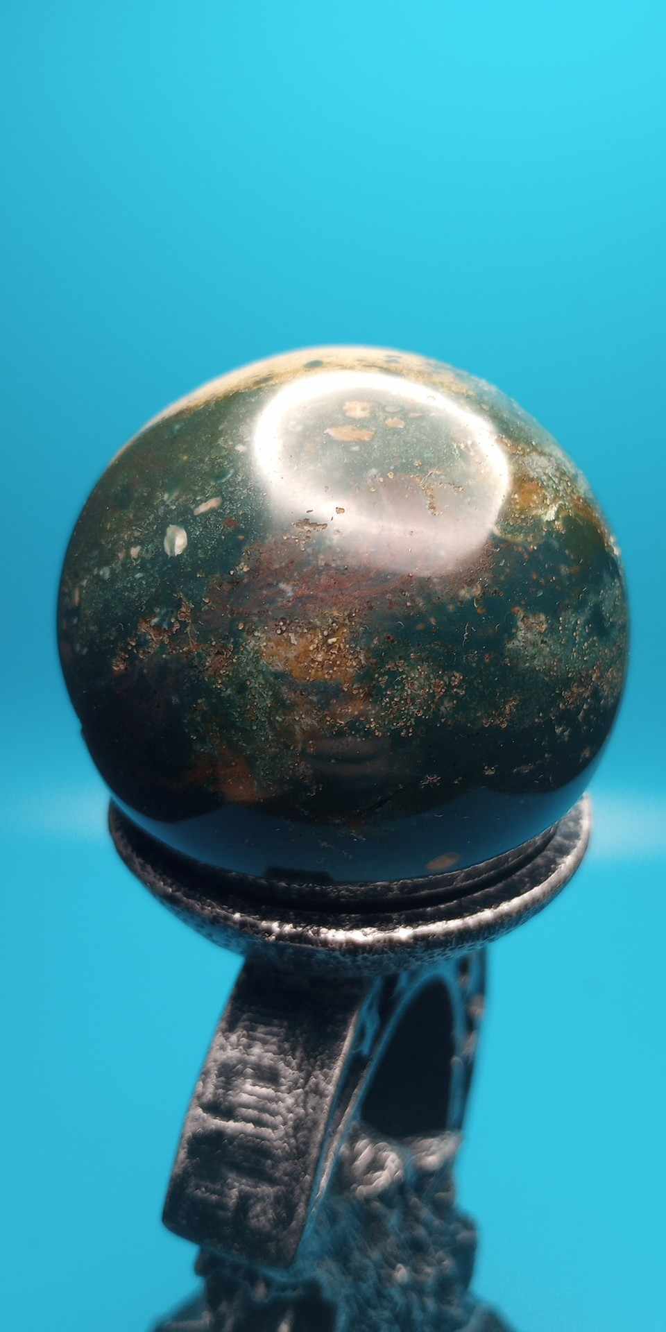 Green Ocean Jasper Sphere