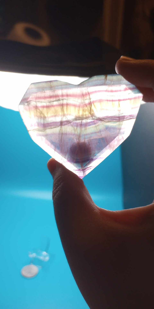 Candy Fluorite Heart