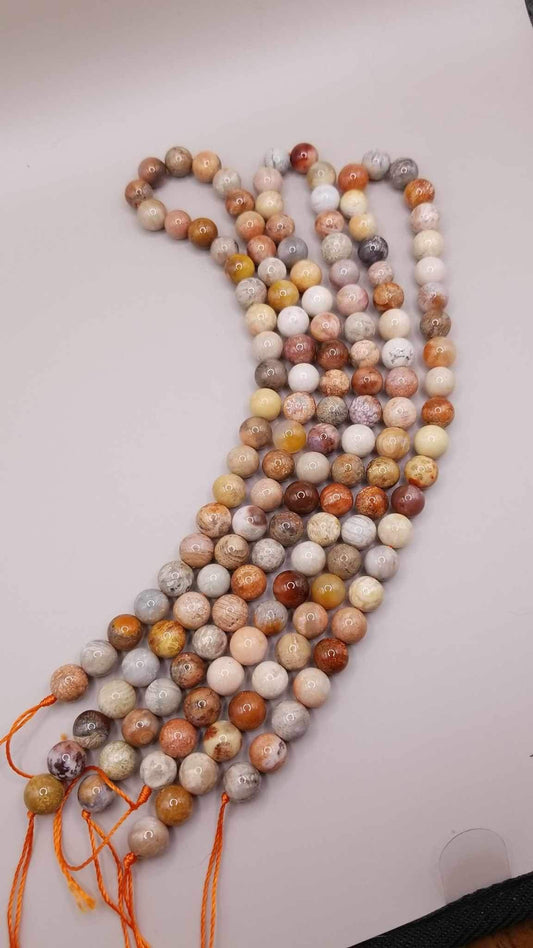 Coral Jade Beads