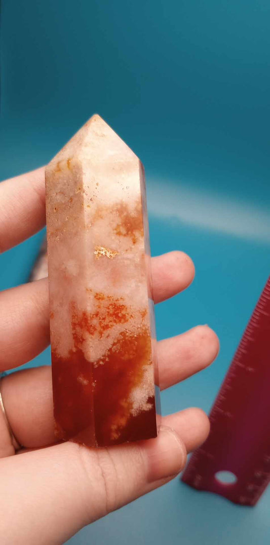 Carnelian Flower Agate