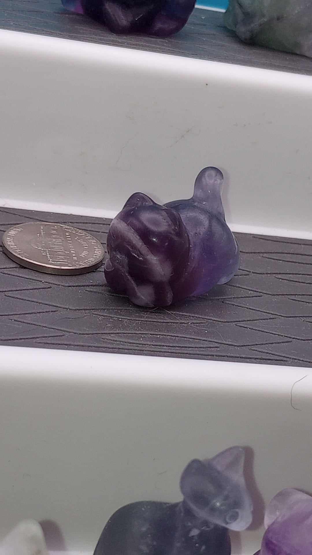 Purple Fluorite Cat