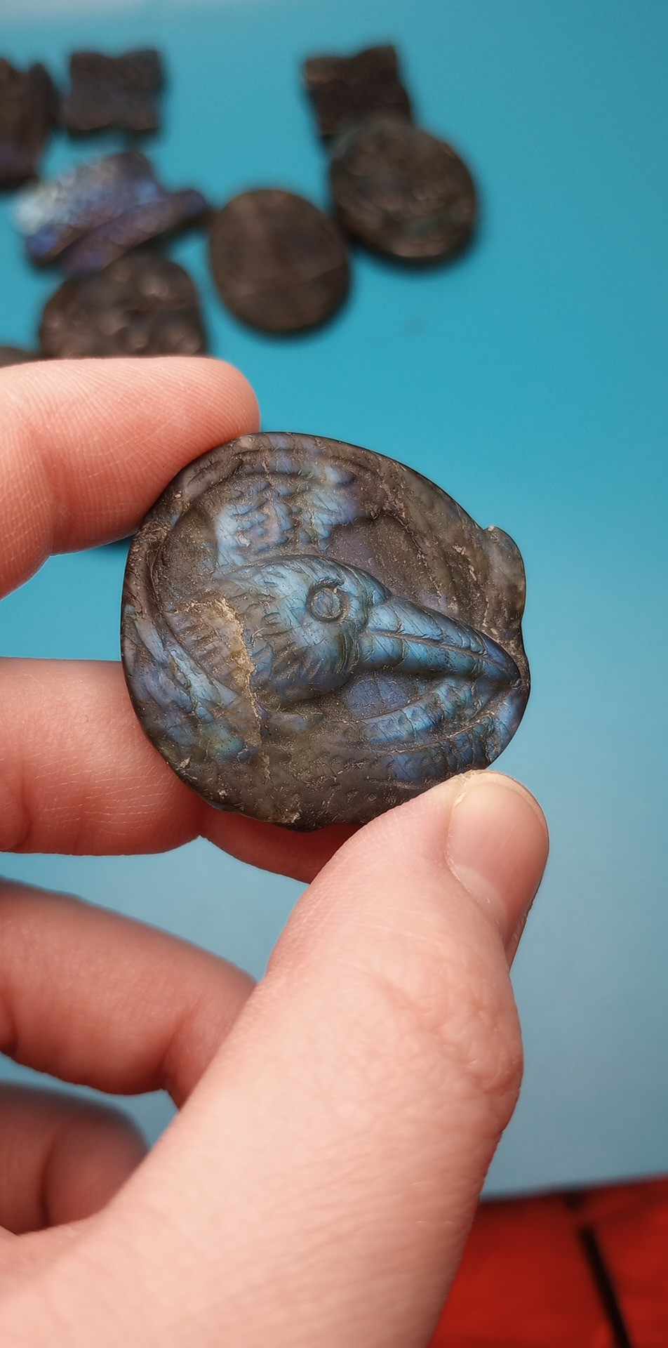 Labradorite Carvings