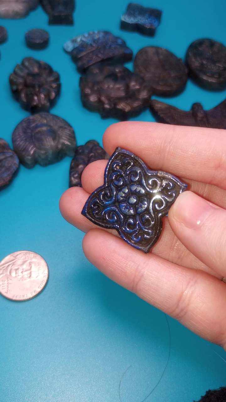 Labradorite Carvings