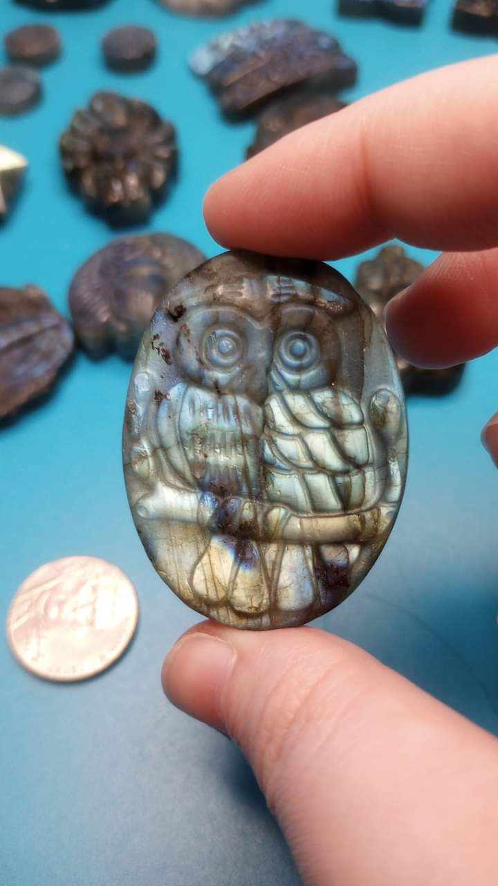 Labradorite Carvings